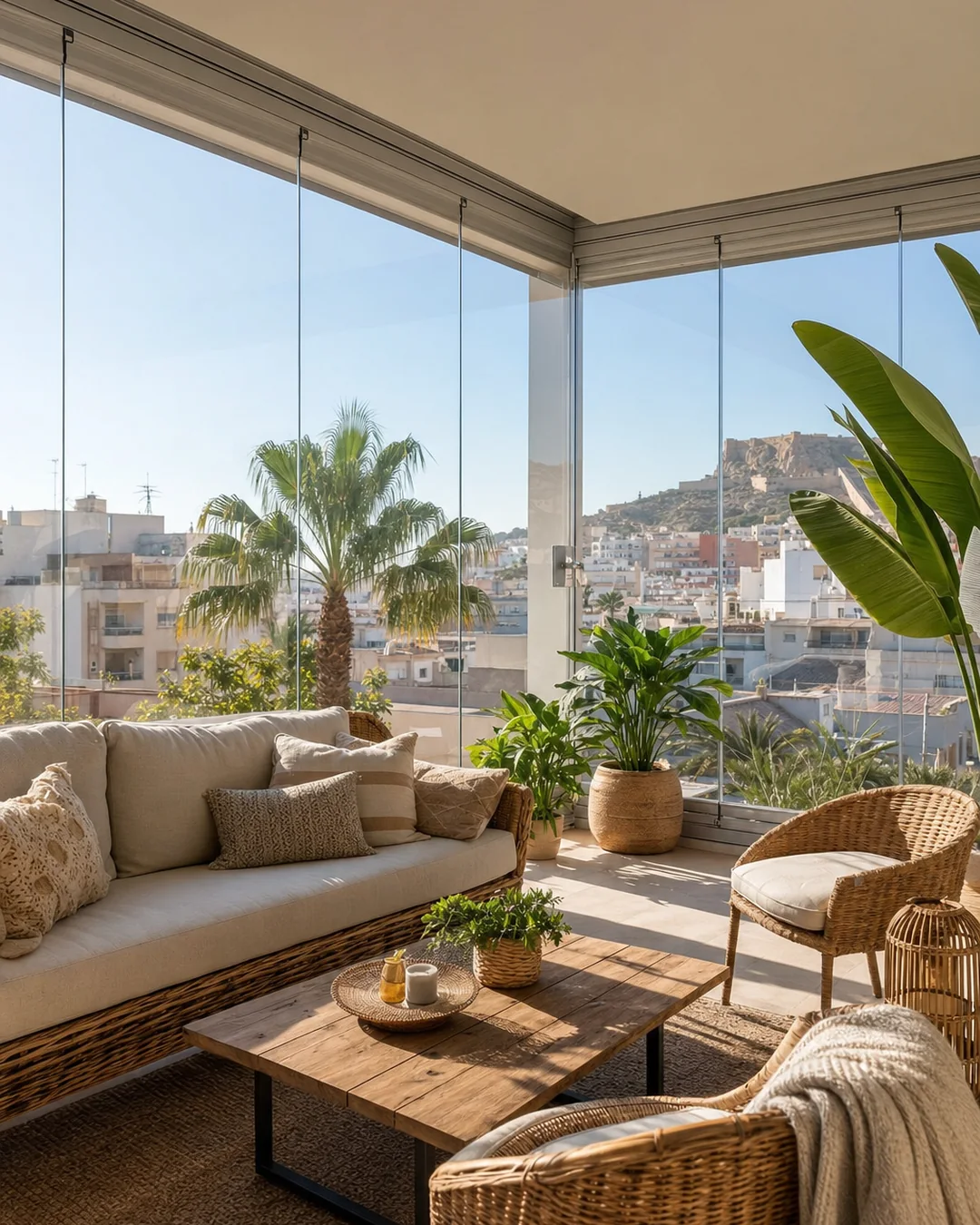 Cerramientos y cortinas de cristal en Alicante