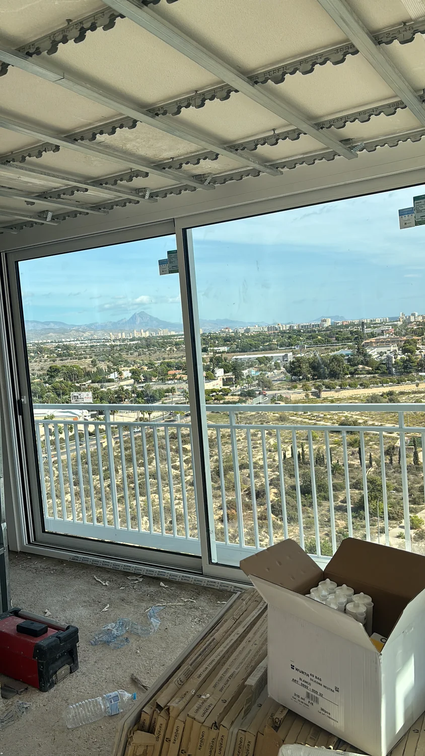 Cerramiento con vistas en Alicante
